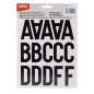 Apli Adhésives lettres/numéros/signes 50 mm Noir
