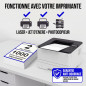 Lot de 1 000 étiquettes autocollantes blanches pour imprimante A4, 2 par feuille | Imprimante adhésive A5, 2 par feuille d'étiqu Lot de 1 000 étiquettes autocollantes blanches pour imprimante A4, 2 par feuille | Imprimante adhésive A5, 2 par feuille d'étiqu