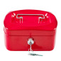 Idena 50026 - Caissette à monnaie 6", taille 155 x 120 x 90 mm, couleur rouge, 1 pièce Idena 50026 - Caissette à monnaie 6", taille 155 x 120 x 90 mm, couleur rouge, 1 pièce
