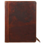 STILORD 'Julius' Vintage Porte-Documents en Cuir Marron Pochette à Documents DIN A4 Retro Design Business en Cuir, Couleur:Kara 