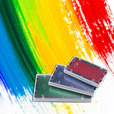 Colop E/10 Pack de 2 Recharges pré encrée pour Printer 10 Bleu