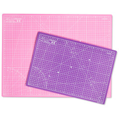 Elan Tapis de Découpe A0 Rose, Tapis de Coupe Auto-cicatrisant 90x120 CM, Planche de Découpe à 5 Couches, Self-Healing Cutting M