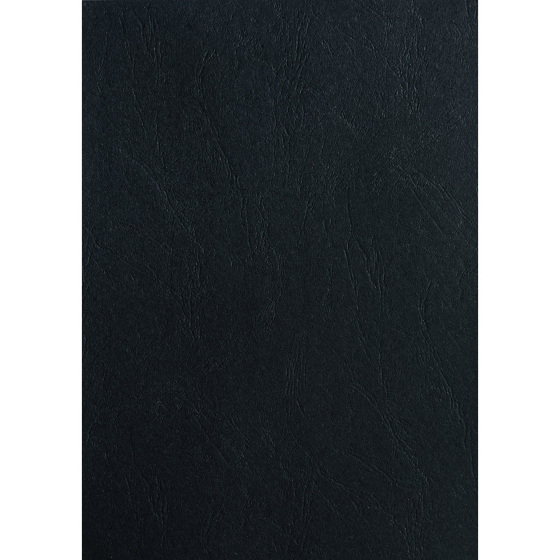 Pavo - Plats de couverture A3 grain cuir 250 g , Paquet de 100 - Noir