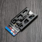 Porte-badge en plastique rigide, avec lanière et clip en métal - 4 emplacements pour cartes Porte-badge en plastique rigide, avec lanière et clip en métal - 4 emplacements pour cartes