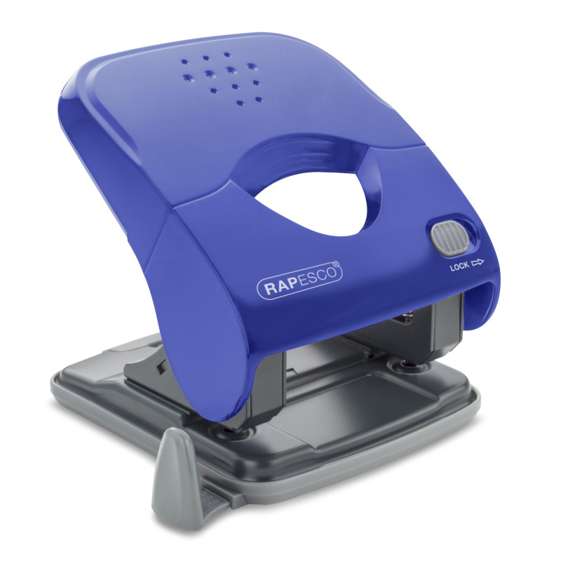 Rapesco 1542 X5-40ps Perforatrice 2 Trous à Moins d'Effort, Capacité de 40 Feuilles, Bleu Rapesco 1542 X5-40ps Perforatrice 2 Trous à Moins d'Effort, Capacité de 40 Feuilles, Bleu