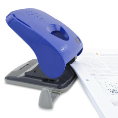 Rapesco 1542 X5-40ps Perforatrice 2 Trous à Moins d'Effort, Capacité de 40 Feuilles, Bleu