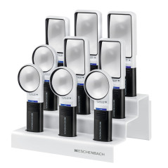 Eschenbach Loupe Optique à Main avec éclairage LED mobiluxLED - Grossissement : 6X - Taille de la lentille : (Ø) 58 mm