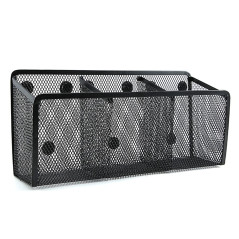 Ktnyl Porte Stylo Paniers de Rangement, Porte Stylo Magnétique, Organisateur de Bureau, Papeterie de Bureau en Maille, pour Stoc