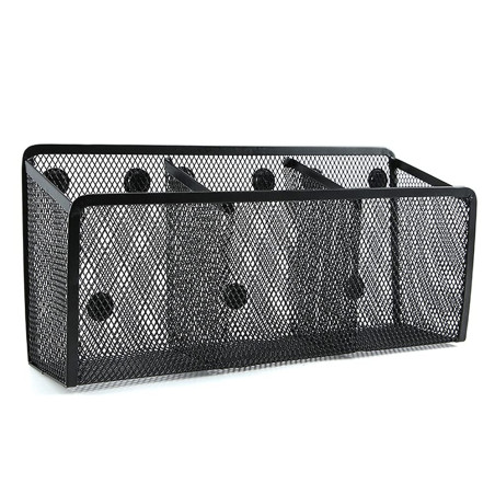 Ktnyl Porte Stylo Paniers de Rangement, Porte Stylo Magnétique, Organisateur de Bureau, Papeterie de Bureau en Maille, pour Stoc