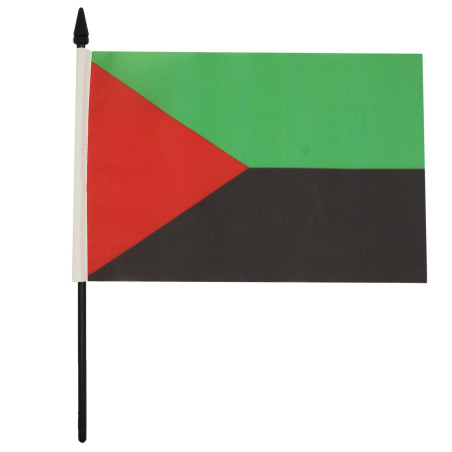 AZ FLAG - Drapeau De Table Martinique indépéndantiste 21x14 cm - Petit Drapeau Nationaliste Martiniquais De Bureau 100% Polyeste