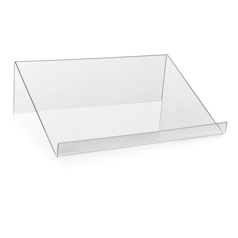 VITAdisplays Porte-lettres/serre-livres en tant que support de produit et porte-livres en PLEXIGLAS® original, 1 pièce, 30 x 9 x