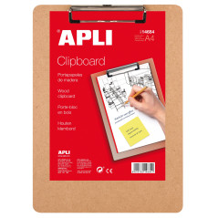 APLI 14684 – Porte-bloc en bois 210 x 297 mm