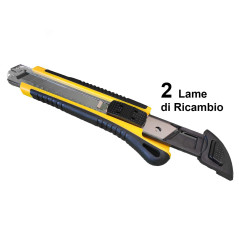 LEDLUX 4 Kit Cutter professionnel 18 mm, coupe-papier, 8 lames de rechange pour coupe-papier
