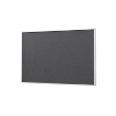Bi-Office New Basic Tableau d'affichage en feutre avec Cadre Blanc 885 x 585 mm