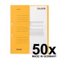 Falken - Réf. 80003825001F - Carton de 50 chemises à oeillet A4 1/2 VD KH - Jaune Falken - Réf. 80003825001F - Carton de 50 chemises à oeillet A4 1/2 VD KH - Jaune