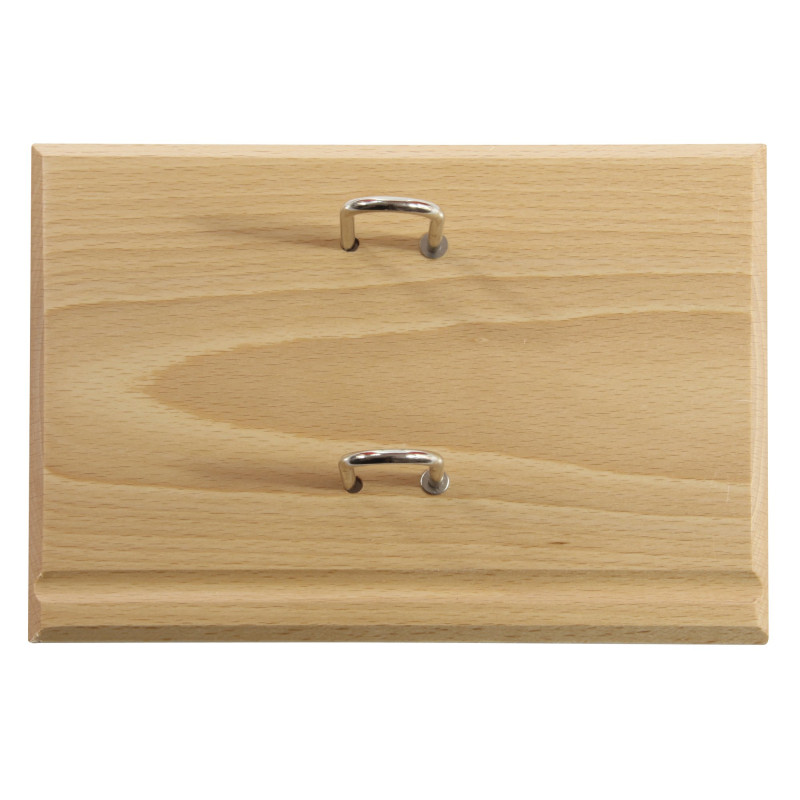 Exacompta 35281E - Socle luxe pour bloc-pratic - 8,2 x 12 cm - En chêne Exacompta 35281E - Socle luxe pour bloc-pratic - 8,2 x 12 cm - En chêne