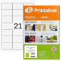 Printation Étiquettes d'adresse universelles 63,5 x 38,1 mm pour enveloppes C6, autocollantes, 2100 63,5x38,1 sur 100 feuilles b Printation Étiquettes d'adresse universelles 63,5 x 38,1 mm pour enveloppes C6, autocollantes, 2100 63,5x38,1 sur 100 feuilles b