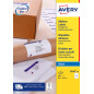 Avery - 100 Étiquettes Adressage Autocollantes Personnalisables - Format 99.1 x 139 mm - Impression Jet d’Encre Avery - 100 Étiquettes Adressage Autocollantes Personnalisables - Format 99.1 x 139 mm - Impression Jet d’Encre