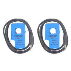 HUABAN 2PCS SCT013-060 60A 1V Capteur de transformateur de courant à noyau divisé non invasif