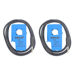 HUABAN 2PCS SCT013-060 60A 1V Capteur de transformateur de courant à noyau divisé non invasif