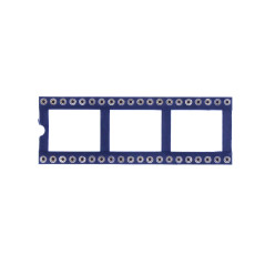 HUABAN 5 pièce DIP-40 DIP40 Type de soudure d'adaptateur de prise d'essai d'IC de largeur 18mm de lancement de broche ronde 2.54