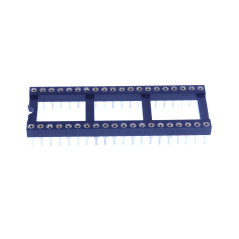 HUABAN 5 pièce DIP-40 DIP40 Type de soudure d'adaptateur de prise d'essai d'IC de largeur 18mm de lancement de broche ronde 2.54