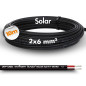 10 mètres de câble solaire Lapp ÖLFLEX SOLAR XLS-R T 2X6 mm² BK/RD Câble solaire jumelé 10 mètres de câble solaire Lapp ÖLFLEX SOLAR XLS-R T 2X6 mm² BK/RD Câble solaire jumelé