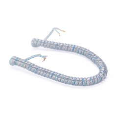 ORION LIGHTSTYLE Câble spiralé à 3 fils - Rallonge électrique - Câble de lampe - Transparent