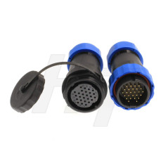 HangTon HE29 Connecteur d'alimentation étanche 26 broches mâle femelle pour appareils électriques industriels