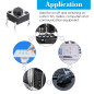 125 Pièces Interrupteurs à Bouton-Poussoir Tactiles, 25 Valeurs 12V 50mA Kit D'assortiment de Micro Tact Momentané Interrupteurs 125 Pièces Interrupteurs à Bouton-Poussoir Tactiles, 25 Valeurs 12V 50mA Kit D'assortiment de Micro Tact Momentané Interrupteurs