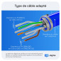 HB-DIGITAL 12x Module Keystone RJ45 CAT 8 Métallique Blindé STP - Certifié GHMT - 40 Gbit/s Sans Outil pour Câble Ethernet LAN, HB-DIGITAL 12x Module Keystone RJ45 CAT 8 Métallique Blindé STP - Certifié GHMT - 40 Gbit/s Sans Outil pour Câble Ethernet LAN,