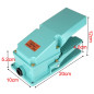 GUUZI Interrupteur à Pied Momentané en Métal Robuste Interrupteur à Pédale d'alimentation électrique Momentané SPDT NO NC 0~380V GUUZI Interrupteur à Pied Momentané en Métal Robuste Interrupteur à Pédale d'alimentation électrique Momentané SPDT NO NC 0~380V
