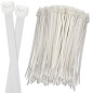 ISOLATECH 100pcs colliers de serrage blancs 140mm x 2,5mm, protection contre la corrosion et les acides, retardateur de flamme U ISOLATECH 100pcs colliers de serrage blancs 140mm x 2,5mm, protection contre la corrosion et les acides, retardateur de flamme U