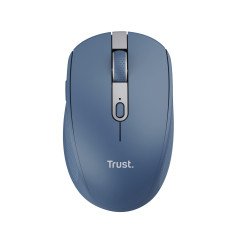 Trust Ozaa Souris sans Fil Bluetooth + 2.4GHz, Souris Silencieuse Compacte Multi-appareils, 60% de Plastiques Recyclés, Souris B