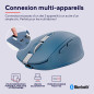 Trust Ozaa Souris sans Fil Bluetooth + 2.4GHz, Souris Silencieuse Compacte Multi-appareils, 60% de Plastiques Recyclés, Souris B Trust Ozaa Souris sans Fil Bluetooth + 2.4GHz, Souris Silencieuse Compacte Multi-appareils, 60% de Plastiques Recyclés, Souris B