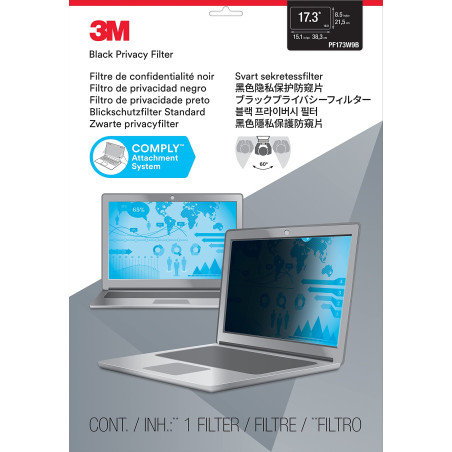 3M Filtre de Confidentialité PF17.3W pour Écran 17,3" (16:9)