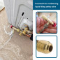 VGOL Vanne de Charge de Réfrigérant R22 R410 1/4" Mâle à 5/16" Femelle Soupape de Sécurité de Climatisation Vanne de Contrôle de VGOL Vanne de Charge de Réfrigérant R22 R410 1/4" Mâle à 5/16" Femelle Soupape de Sécurité de Climatisation Vanne de Contrôle de