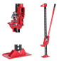 KATSU Farm Jack Heavy Duty 48" 1200mm 3,5 Ton Capacité de Charge Cric de Ferme Cric à Cliquet de Levage Voiture Véhicule Offroad