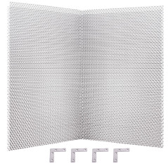 GERAWOO Grillage Rigide Anti Rongeur de Grande et Fin, 2Pcs Frille INOX 304 pour Empêcher Souris Acier Inoxydable 304-20 Mailles