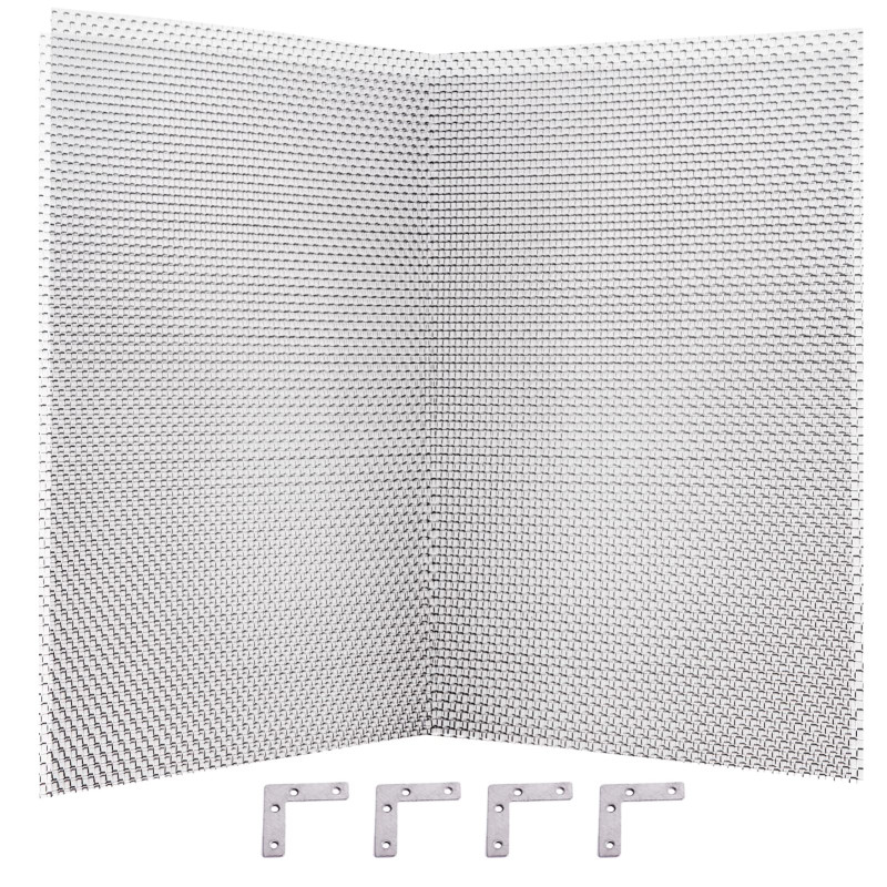 GERAWOO Grillage Rigide Anti Rongeur de Grande et Fin, 2Pcs Frille INOX 304 pour Empêcher Souris Acier Inoxydable 304-20 Mailles GERAWOO Grillage Rigide Anti Rongeur de Grande et Fin, 2Pcs Frille INOX 304 pour Empêcher Souris Acier Inoxydable 304-20 Mailles