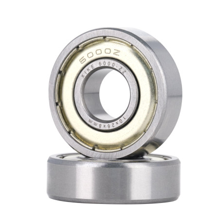 XiKe 6000ZZ Roulements à billes 10x26x8mm - Acier 100Cr6 - Double joint métallique - Pré-lubrifié - Lot de 2.