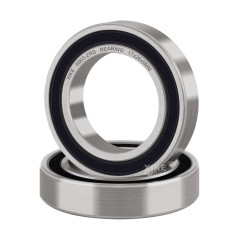 XiKe 2x Roulement à billes 6803-2RS 17x26x5mm - Acier à roulements 100Cr6 et Pré-lubrifié, Double joint caoutchouc, 6803RS Roule