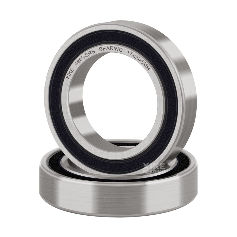 XiKe 2x Roulement à billes 6803-2RS 17x26x5mm - Acier à roulements 100Cr6 et Pré-lubrifié, Double joint caoutchouc, 6803RS Roule XiKe 2x Roulement à billes 6803-2RS 17x26x5mm - Acier à roulements 100Cr6 et Pré-lubrifié, Double joint caoutchouc, 6803RS Roule