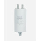 EDI-TRONIC Condensateur de Moteur, de Travail et de Démarrage - 8µF, 450V, M8 avec Cosses 6,3mm
