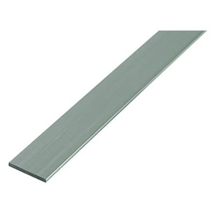 GAH-Alberts Profilé plat - aluminium, brute, 1000 x 20 x 5 mm