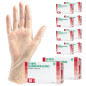 SF Gants vinyle taille M – 1000 (10х100) gants jetables, non poudrés, sans latex, usage médical, ménage, cuisine, tatouage et pr
