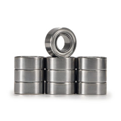 XiKe 10x MR105ZZ 5x10x4mm Roulements Miniatures, Acier 100Cr6, Flasques Métal Double Face ZZ - pour Ventilateur, Disque Dur, Imp