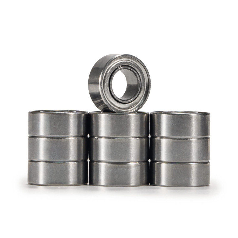 XiKe 10x MR105ZZ 5x10x4mm Roulements Miniatures, Acier 100Cr6, Flasques Métal Double Face ZZ - pour Ventilateur, Disque Dur, Imp XiKe 10x MR105ZZ 5x10x4mm Roulements Miniatures, Acier 100Cr6, Flasques Métal Double Face ZZ - pour Ventilateur, Disque Dur, Imp