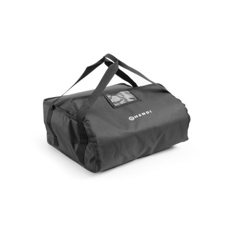 HENDI Sac de Transport et de Livraison de Pizzas, Sac à Dos de Livraison de Nourriture, isolé, imperméable, intérieur 45x45x(H) 