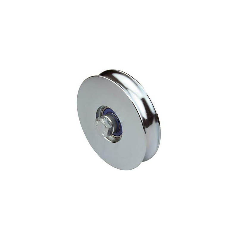 DOJA Industrial | Roues pour portes coulissantes | 2 unités | 80 x 20 | Acier | Roues de poulie pour entraînement d'équipement m DOJA Industrial | Roues pour portes coulissantes | 2 unités | 80 x 20 | Acier | Roues de poulie pour entraînement d'équipement m